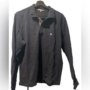 Burberry Men’s Long Sleeve Polo Size S
